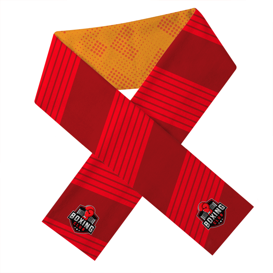 Bufanda sin flecos 100% fullprint personalizada por ambas caras