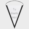 Banderín triangular fullprint 25x40cm personalizado una cara