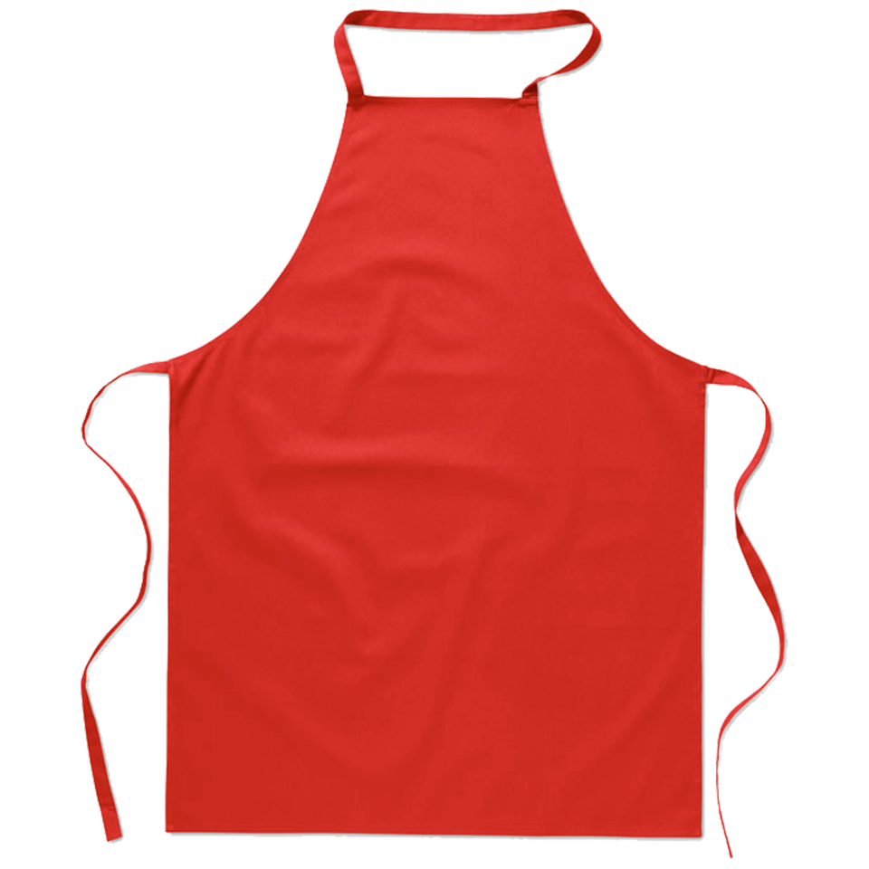 Delantal de algodón reciclado personalizado