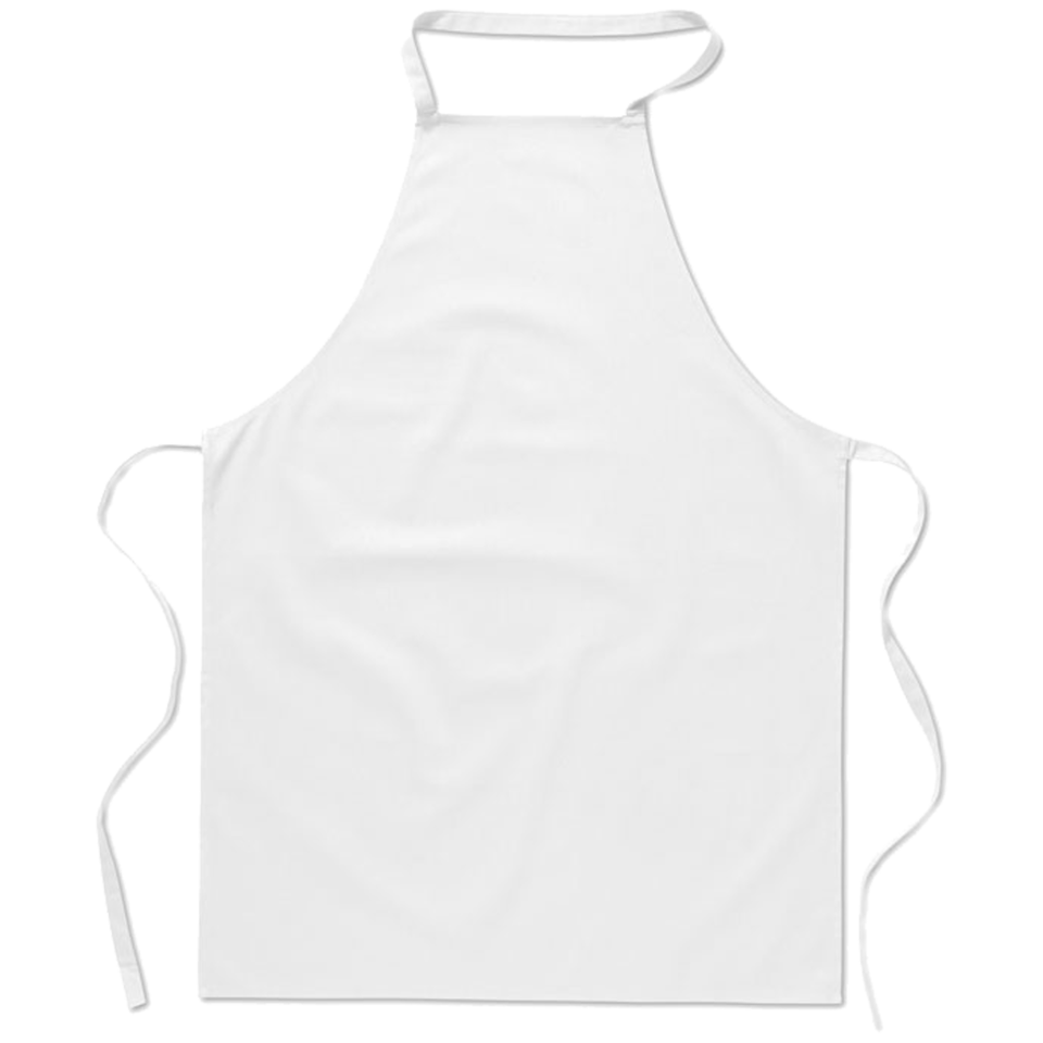 Delantal de algodón reciclado personalizado