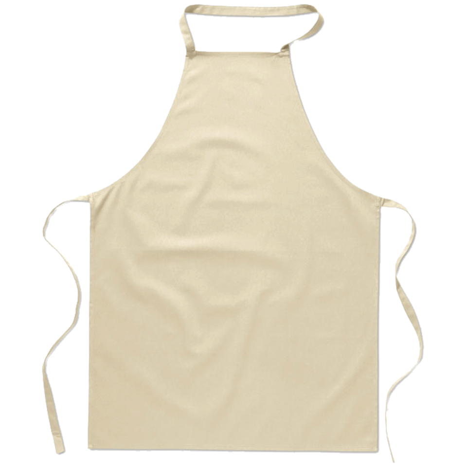 Delantal de algodón reciclado personalizado