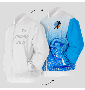 Chaqueta Bomber 100% fullprint personalizada