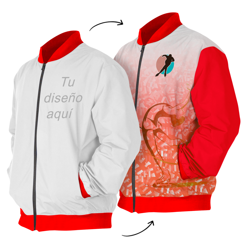 Chaqueta Bomber 100% fullprint personalizada