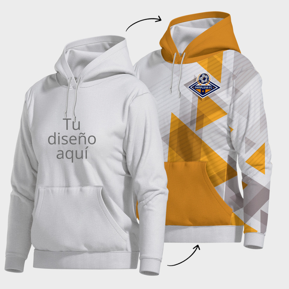 Sudadera con capucha de mujer 100% fullprint personalizada