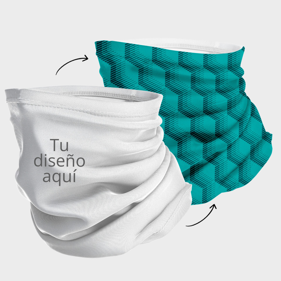 Braga multiposición 100% fullprint personalizada