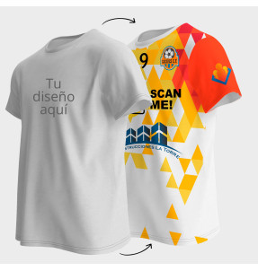 Camiseta multideporte 100% fullprint personalizada