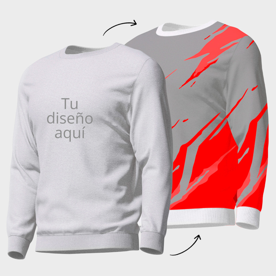 Sudadera 100% fullprint personalizada