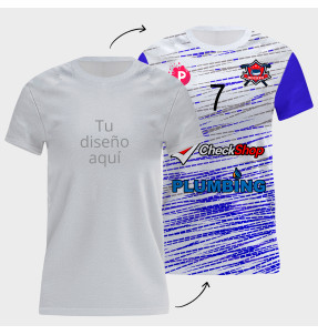 Camiseta multideporte de mujer 100% fullprint personalizada