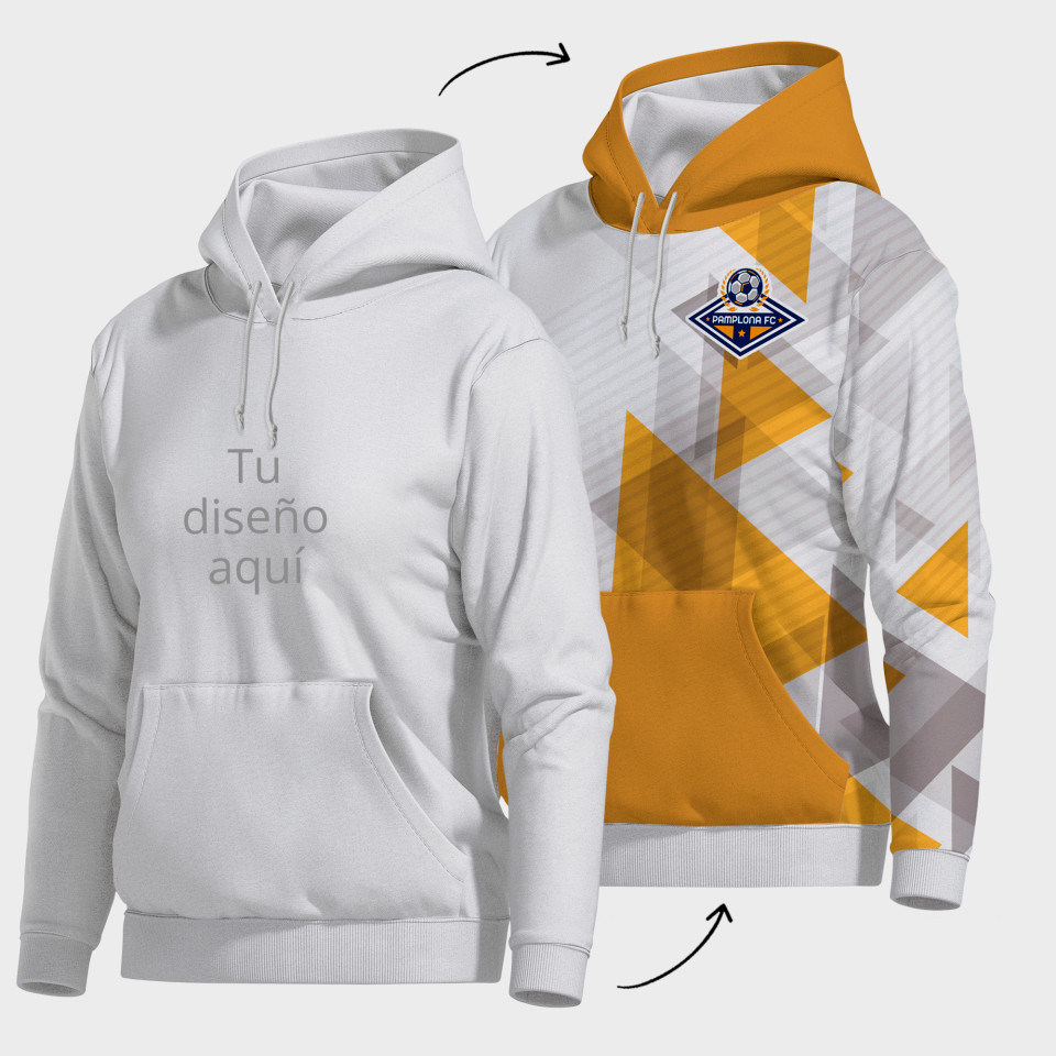 Sudadera con capucha de mujer 100% fullprint personalizada