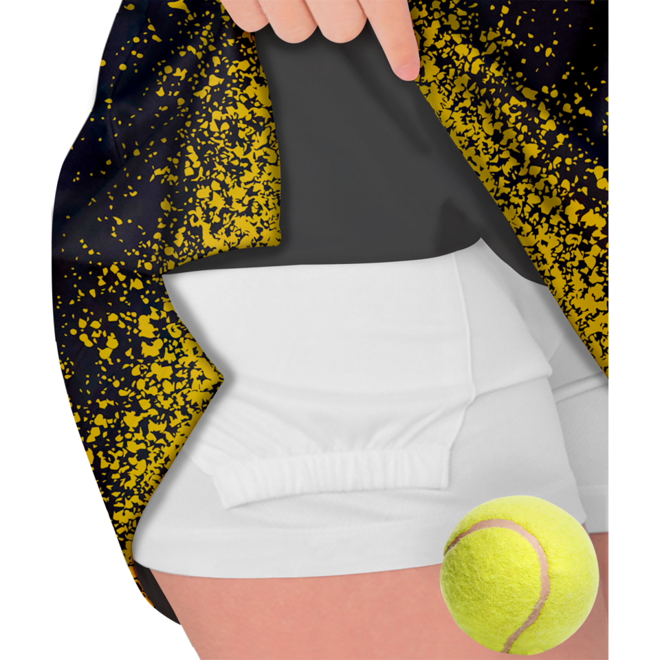 Conjunto pádel mujer manga corta sublimado modelo corte