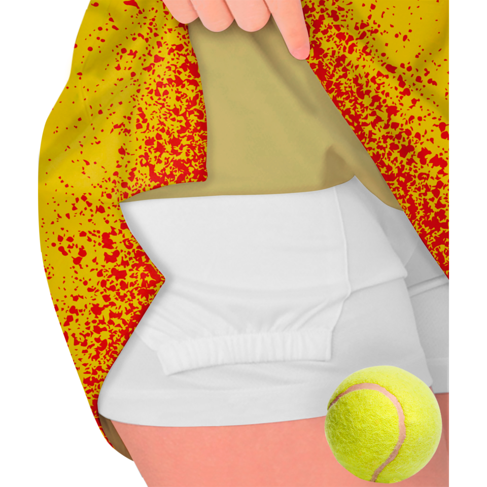 Conjunto pádel mujer manga corta sublimado modelo corte