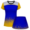 Conjunto pádel mujer manga corta sublimado modelo corte