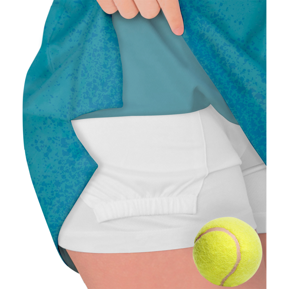 Conjunto pádel mujer manga corta sublimado modelo corte