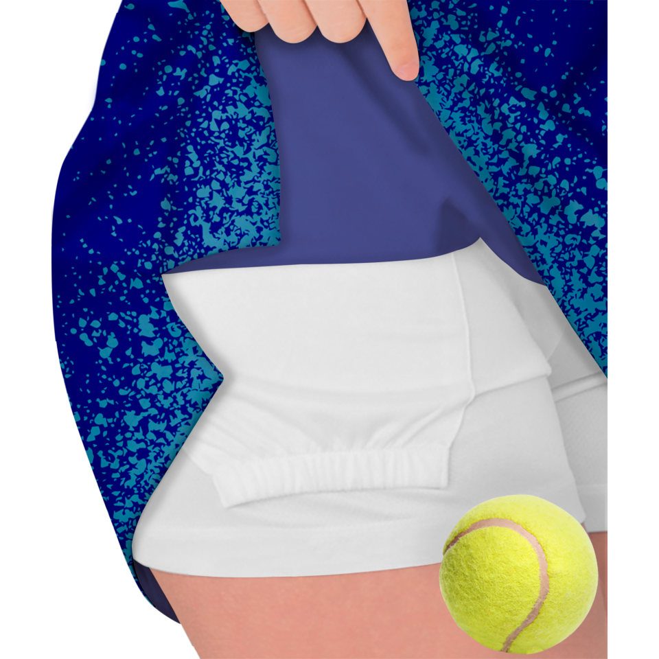 Conjunto pádel mujer manga corta sublimado modelo corte