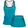 Conjunto pádel mujer tirantes sublimado modelo líneas