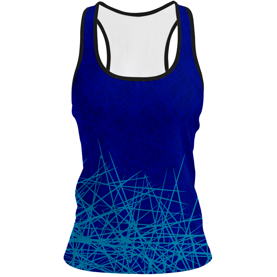 Conjunto pádel mujer tirantes sublimado modelo líneas