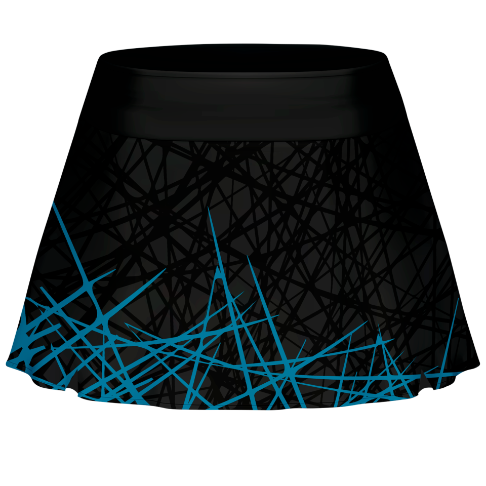 Conjunto pádel mujer tirantes sublimado modelo líneas