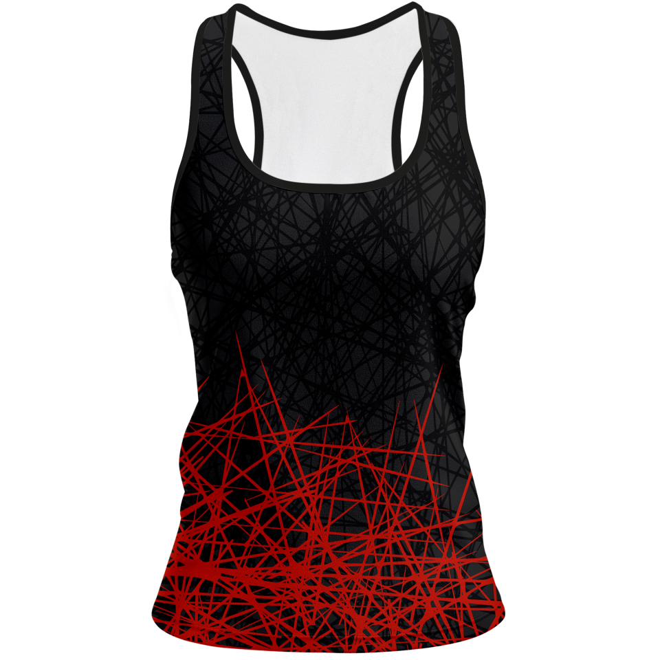 Conjunto pádel mujer tirantes sublimado modelo líneas