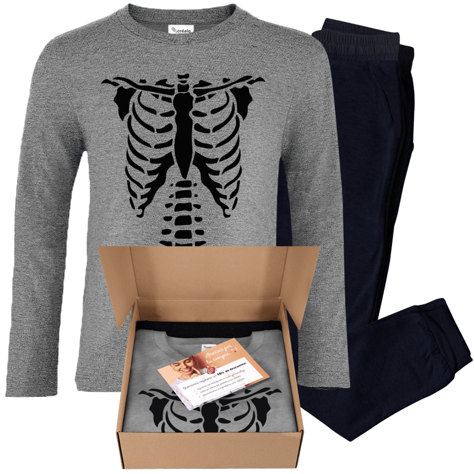 Pijama infantil Esqueleto