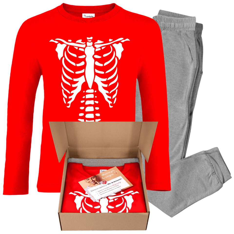 Pijama infantil Esqueleto