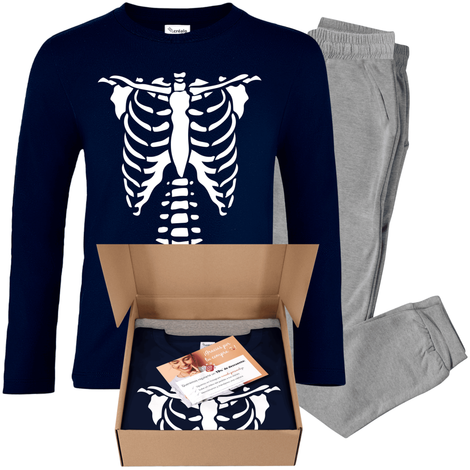 Pijama infantil Esqueleto