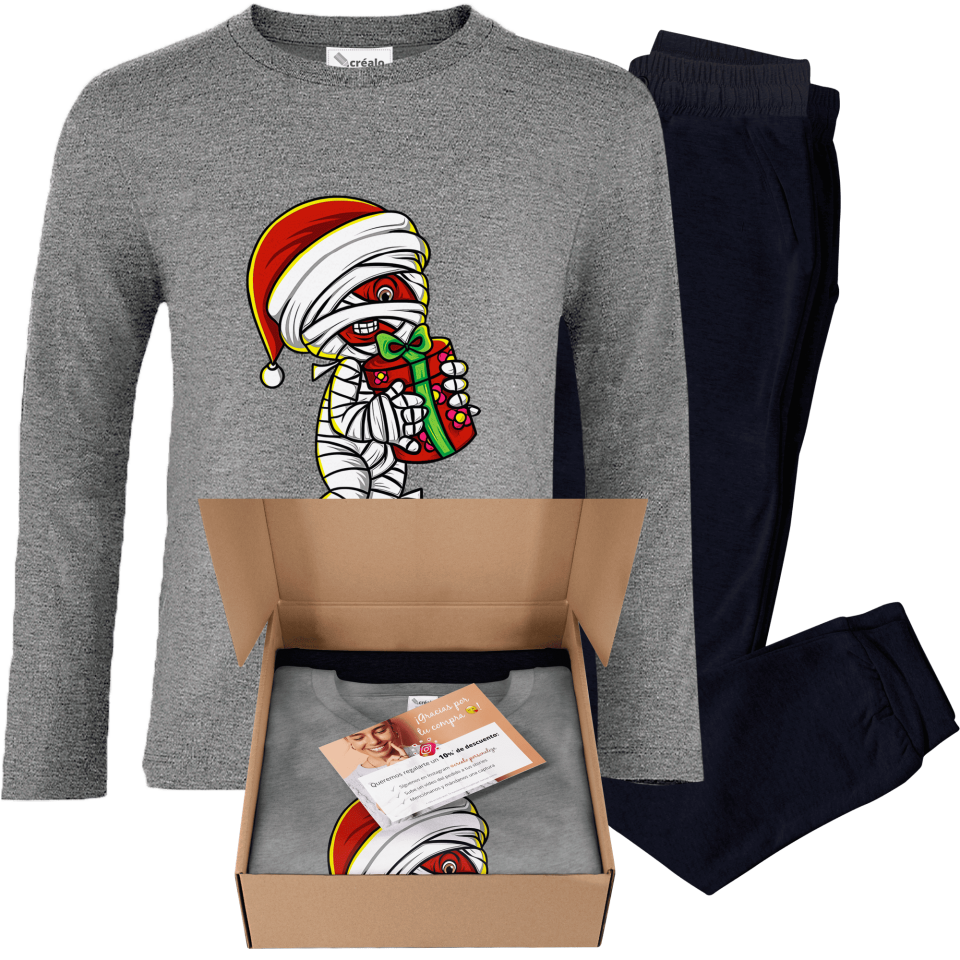 Pijama infantil Momia Navideña