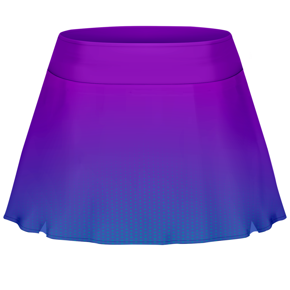 Conjunto pádel mujer manga corta sublimado modelo degradado