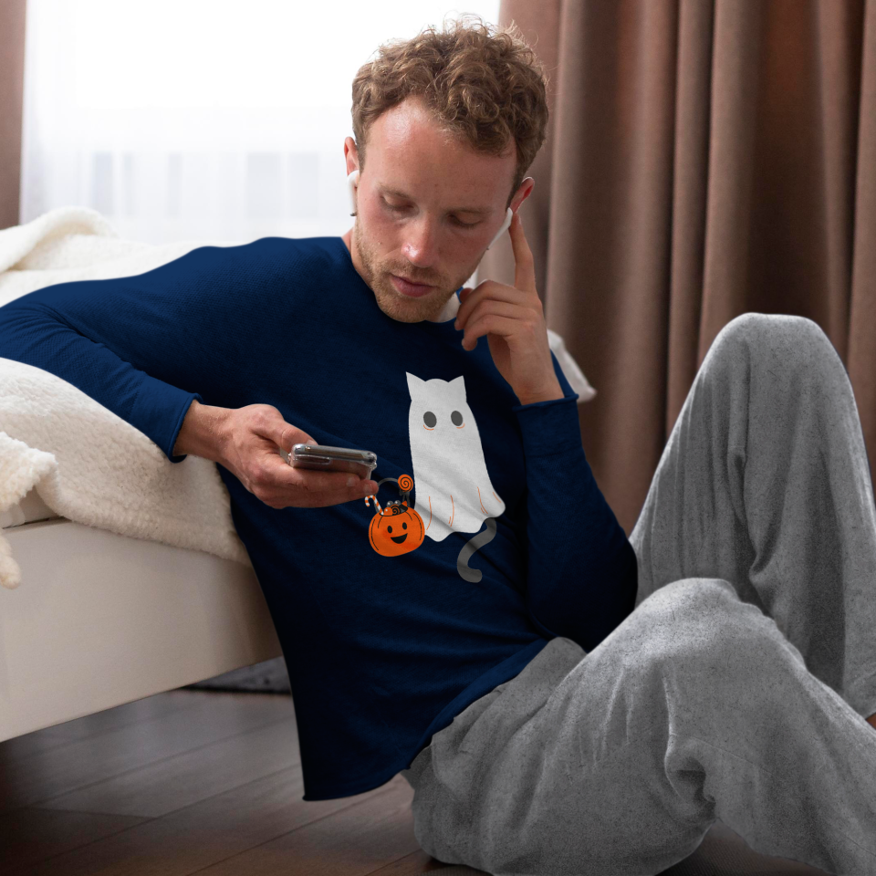 Pijama Gato Fantasma