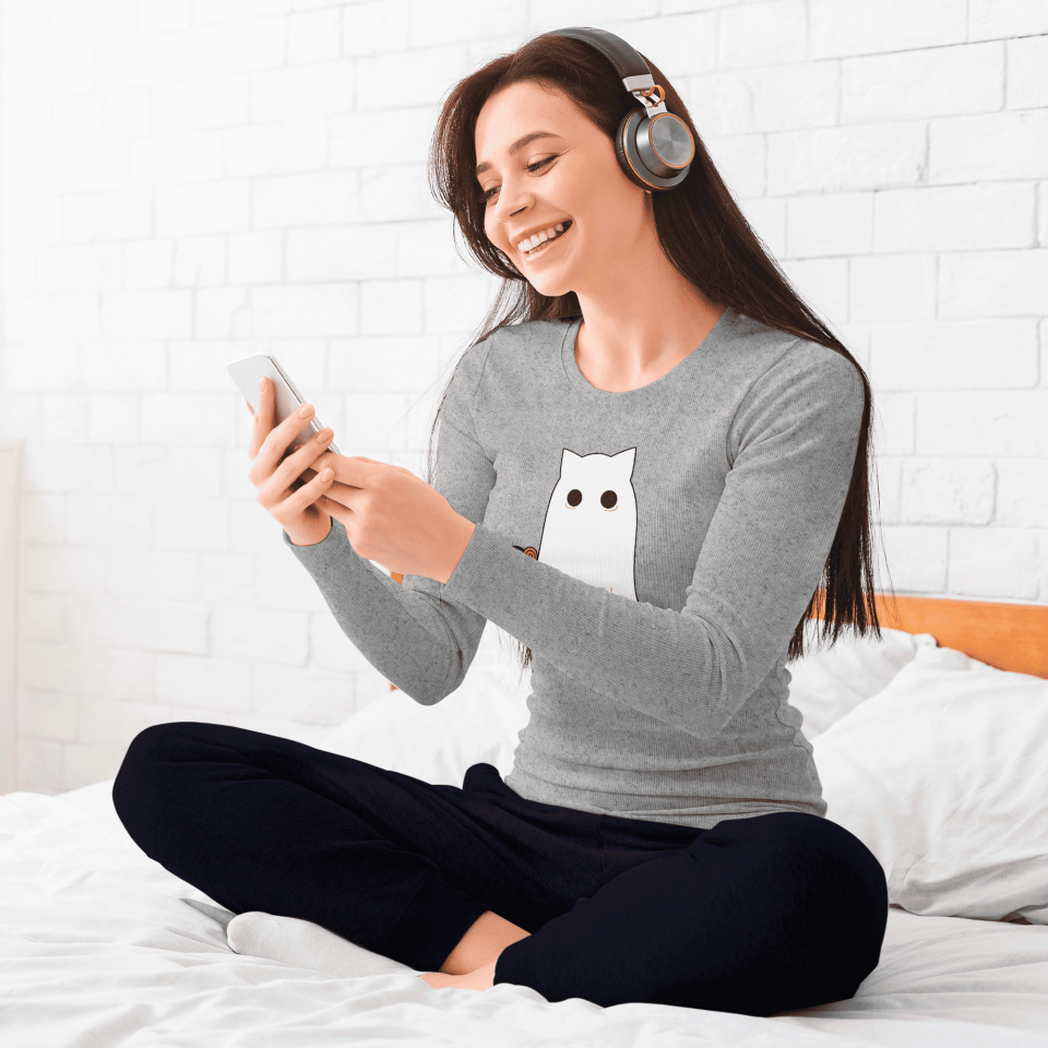 Pijama de mujer Gato Fantasma