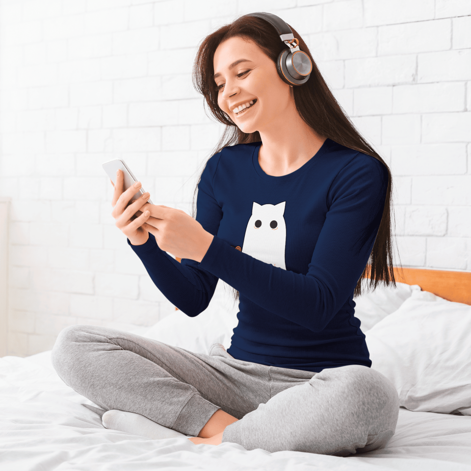 Pijama de mujer Gato Fantasma