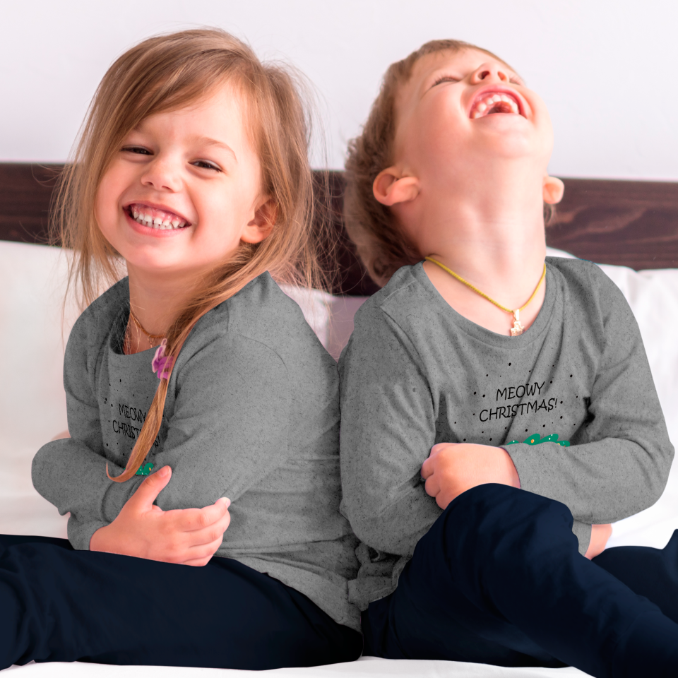 Pijama infantil Meowy Christmas