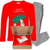 Pijama infantil Meowy Christmas
