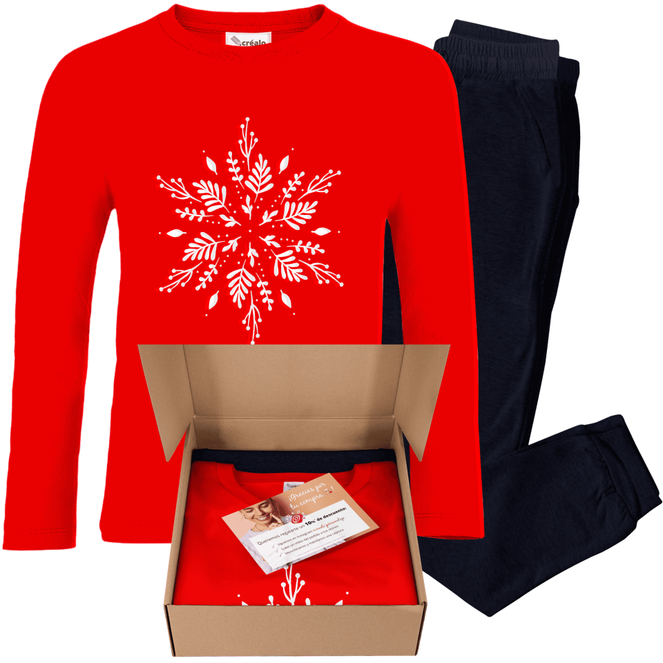 Pijama infantil Copo de Nieve