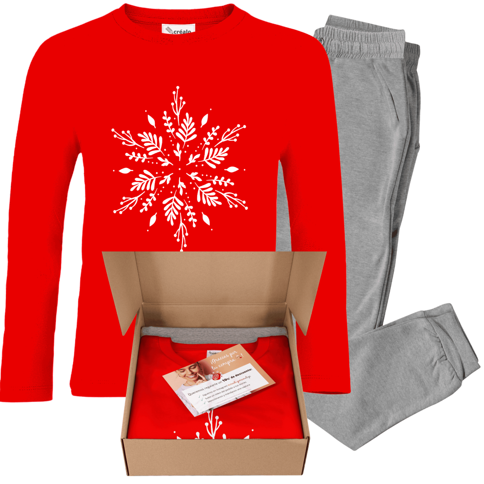Pijama infantil Copo de Nieve