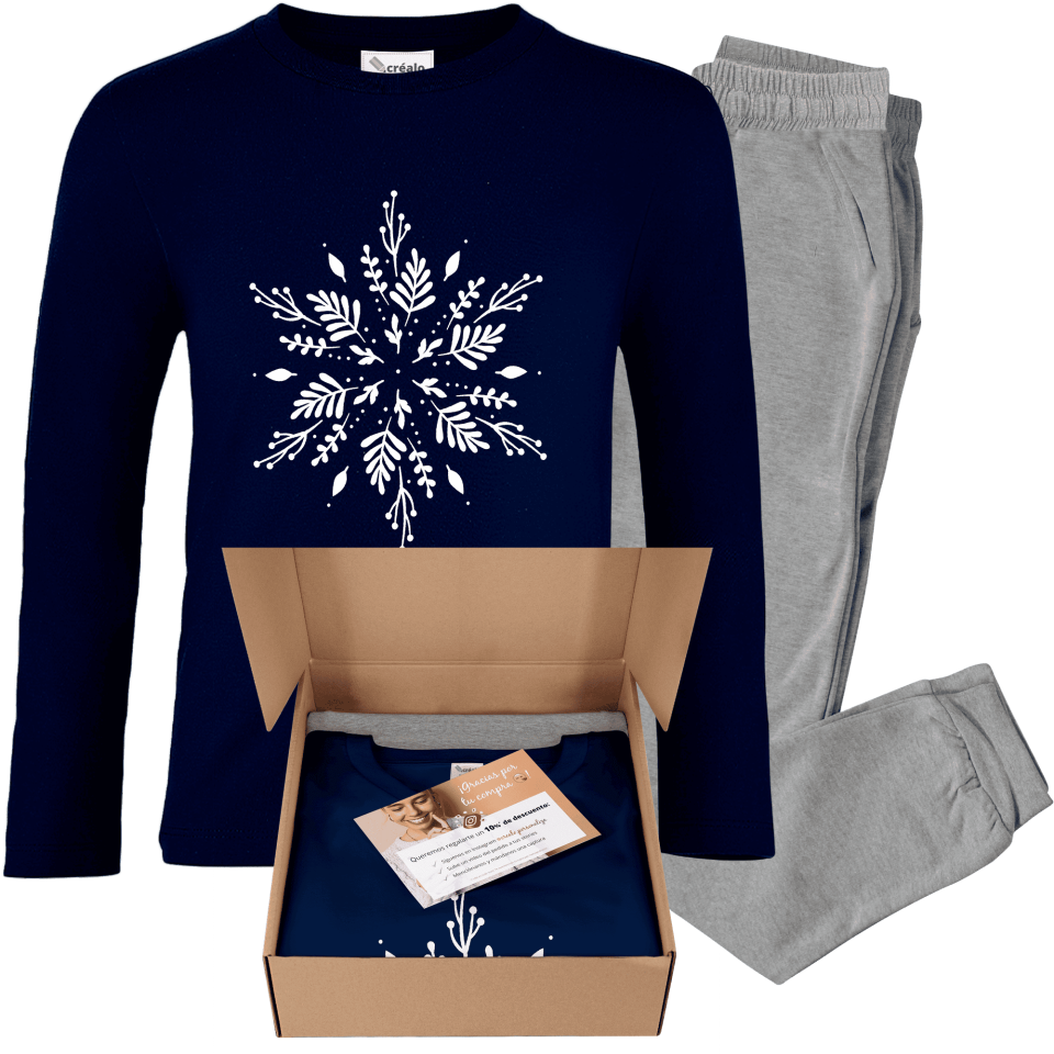 Pijama infantil Copo de Nieve