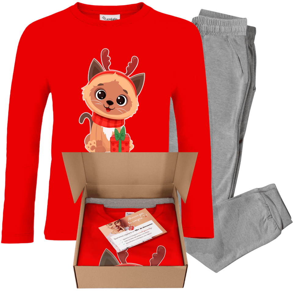 Pijama infantil Gato Disfrazado