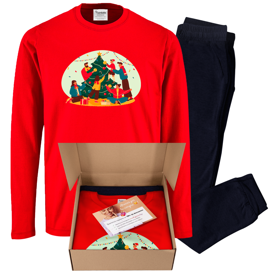 Pijama Árbol de Navidad
