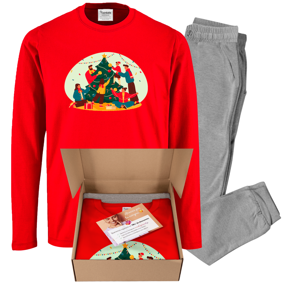 Pijama Árbol de Navidad
