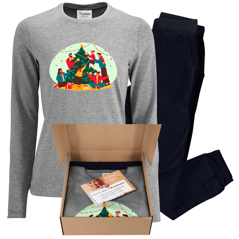 Pijama de mujer Árbol de Navidad