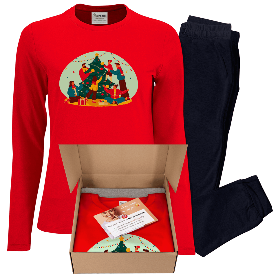 Pijama de mujer Árbol de Navidad