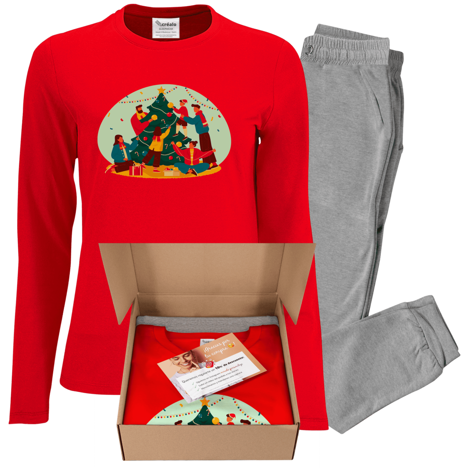 Pijama de mujer Árbol de Navidad