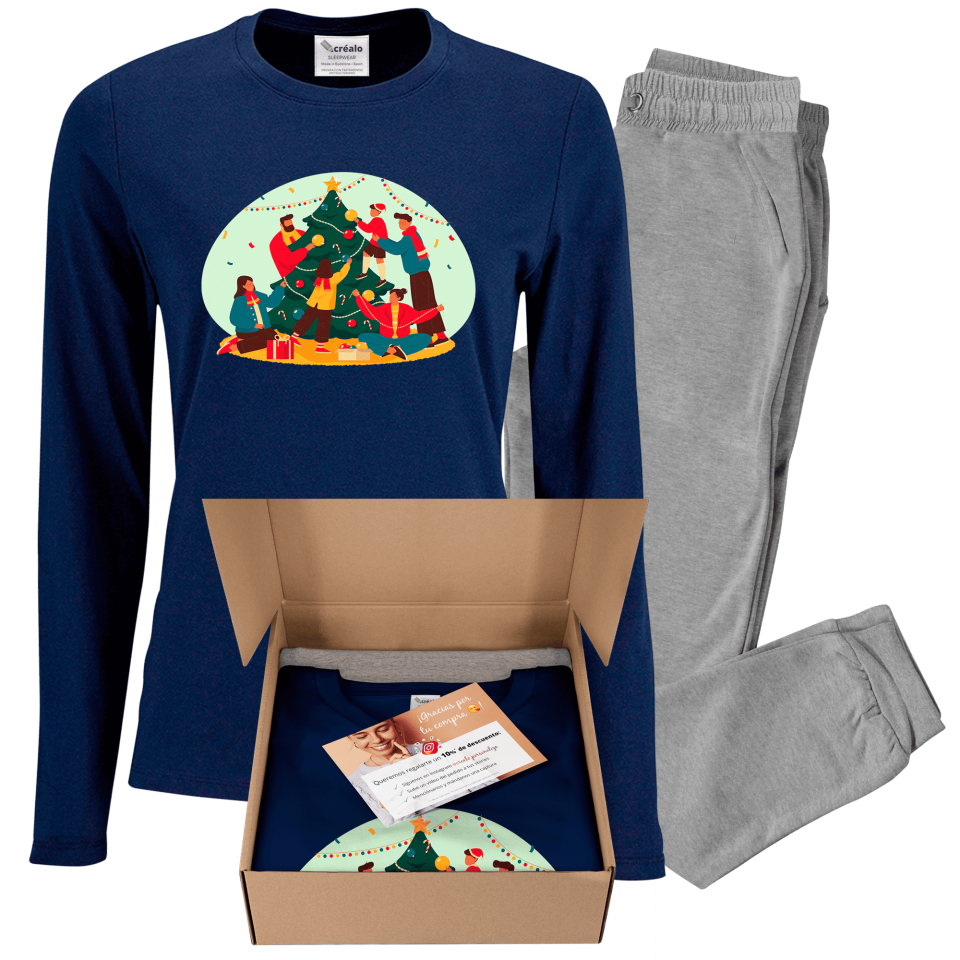 Pijama de mujer Árbol de Navidad