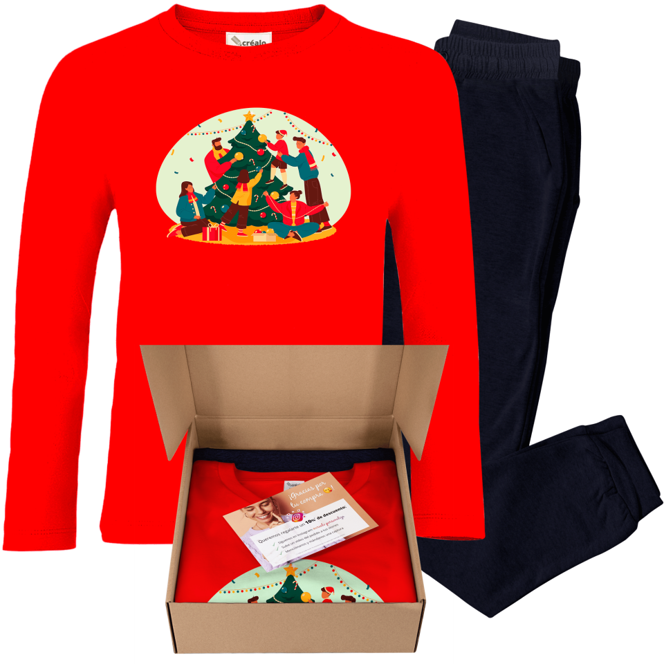 Pijama infantil Árbol de Navidad