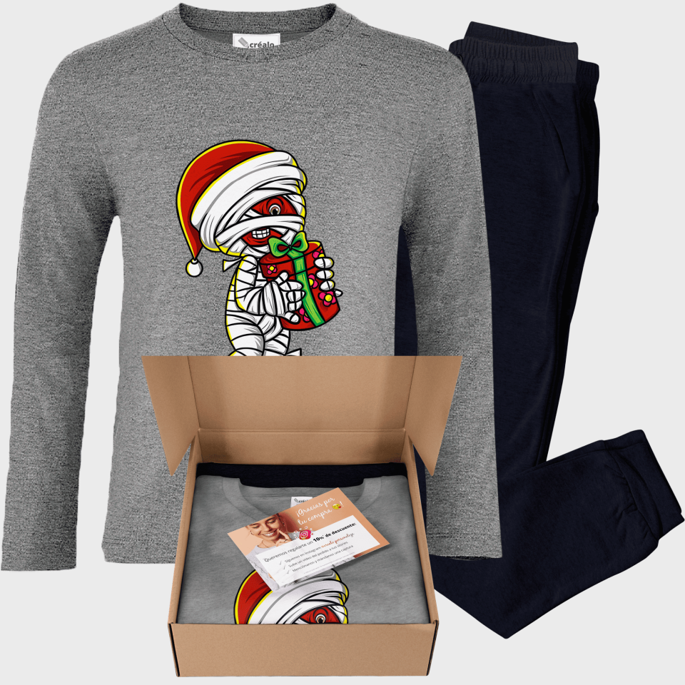 Pijama infantil Momia Navideña