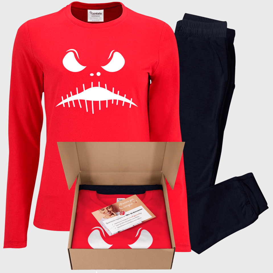 Pijama de mujer Boca Cosida