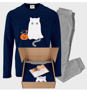 Pijama Gato Fantasma