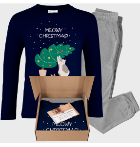 Pijama infantil Meowy Christmas