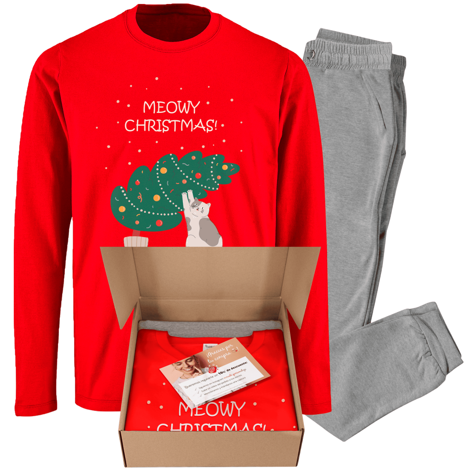 Pijama Meowy Christmas