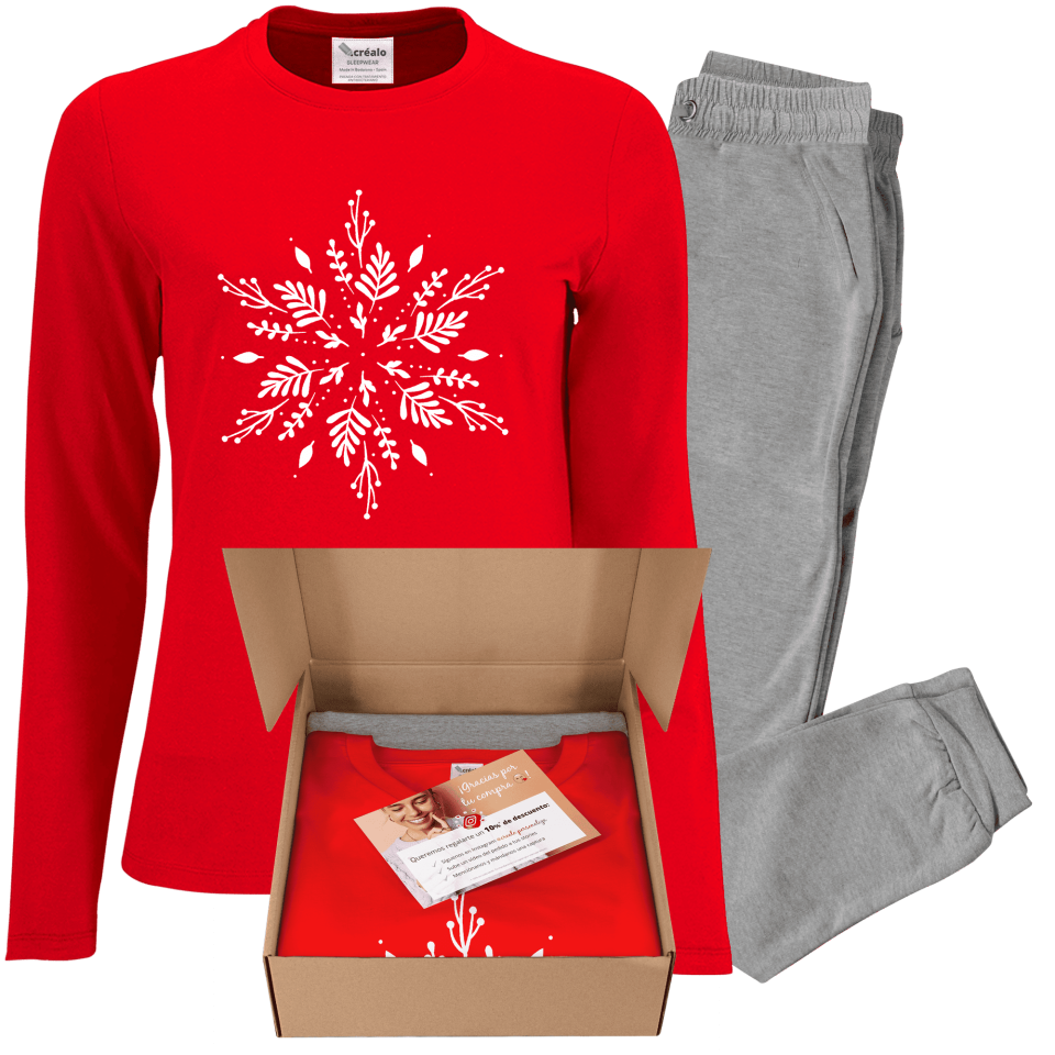 Pijama de mujer Copo de Nieve