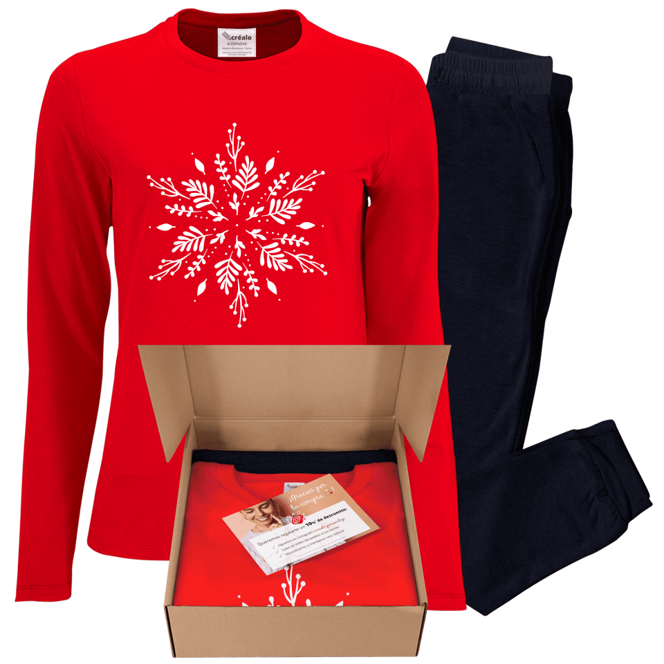 Pijama de mujer Copo de Nieve